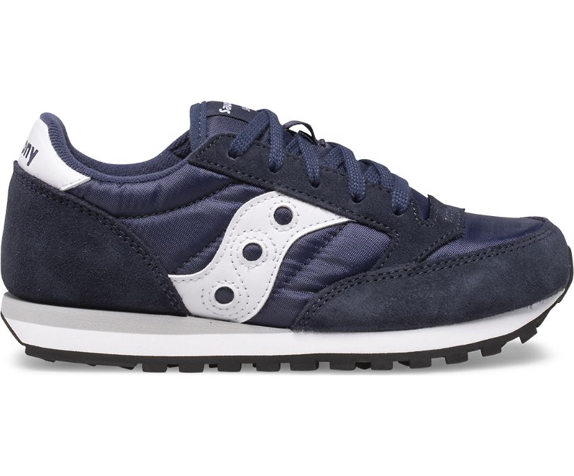 Tenis Saucony Jazz Original Niños Azul Marino Blancos | México 880CTVE